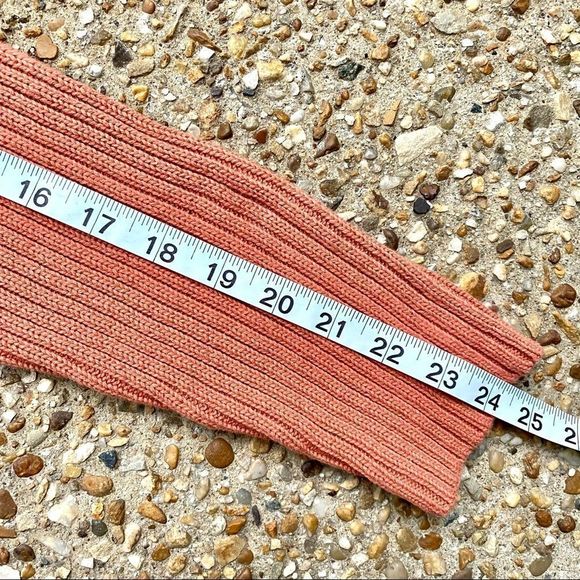 Woolrich Winter Melon Ribbed Quarter Zip Sweater L - Picture 7 of 11